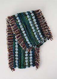 Eșarfă tricot gros verde JOSÉLISE femeie