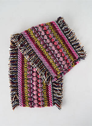 Eșarfă tricot gros roz JOSÉLISE femeie
