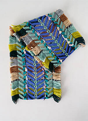Eșarfă tricot gros albastru JOSÉLISE femeie