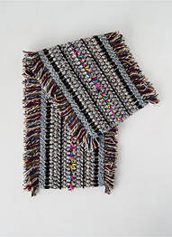 Eșarfă tricot gros gri JOSÉLISE femeie