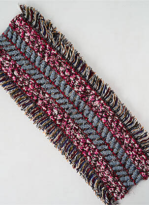 Eșarfă tricot gros gri JOSÉLISE femeie