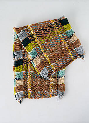 Eșarfă tricot gros maro JOSÉLISE femeie