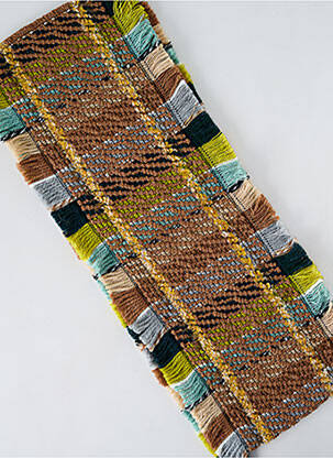 Eșarfă tricot gros maro JOSÉLISE femeie