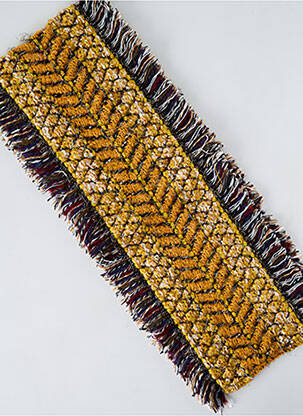 Eșarfă tricot gros galben JOSÉLISE femeie