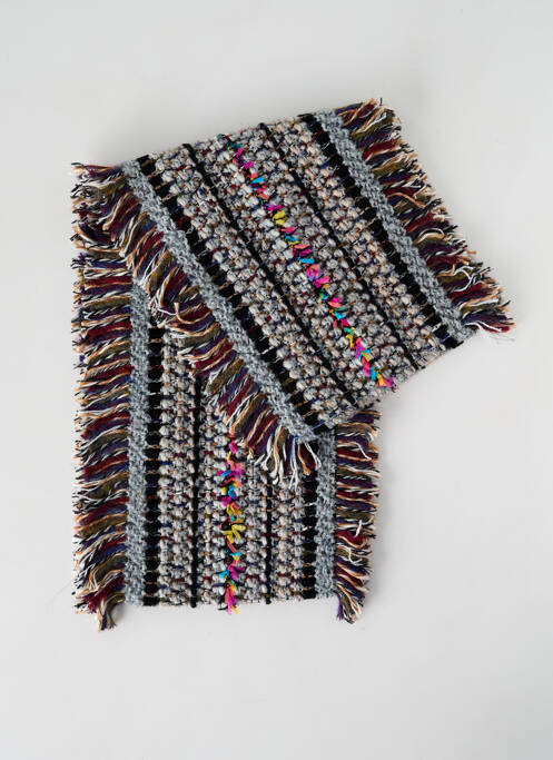 Eșarfă tricot gros gri JOSÉLISE femme