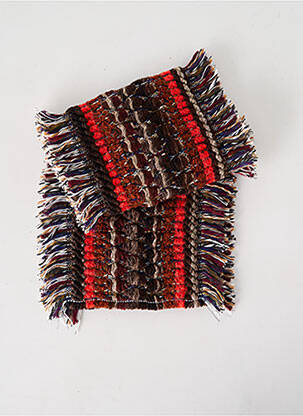 Eșarfă imprimeu fantezie maro JOSÉLISE femme