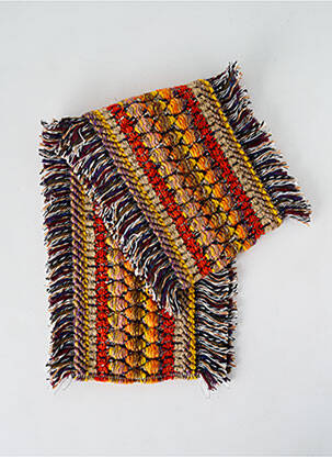Eșarfă tricot gros portocalie JOSÉLISE femeie