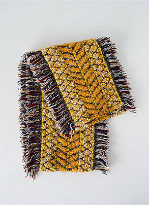 Eșarfă tricot gros galben JOSÉLISE femeie