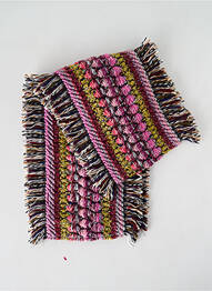 Eșarfă tricot gros roz JOSÉLISE femeie