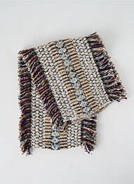 Eșarfă tricot gros alb JOSÉLISE femeie