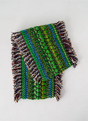 Eșarfă tricot gros verde JOSÉLISE femeie