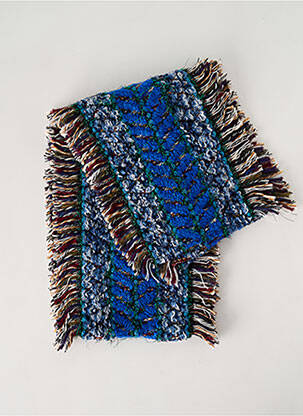 Eșarfă tricot gros albastru JOSÉLISE femeie