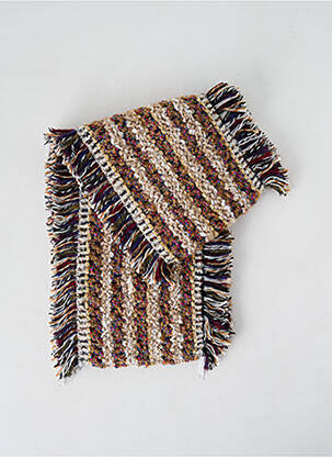 Eșarfă tricot gros bej JOSÉLISE femeie