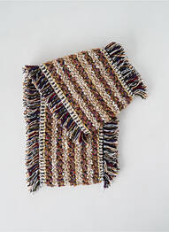 Eșarfă tricot gros bej JOSÉLISE femeie