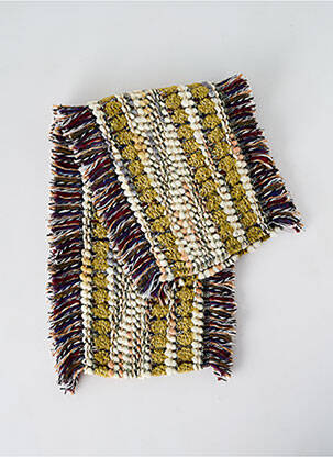Eșarfă tricot gros verde JOSÉLISE femeie