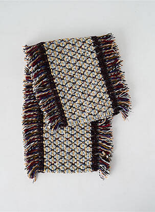 Eșarfă tricot gros bej JOSÉLISE femeie