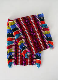 Eșarfă tricot gros roșu JOSÉLISE femeie
