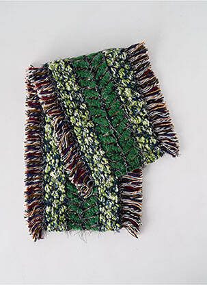 Eșarfă tricot gros verde JOSÉLISE femeie