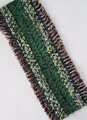 Eșarfă tricot gros verde JOSÉLISE femeie