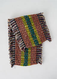 Eșarfă tricot gros maro JOSÉLISE femeie