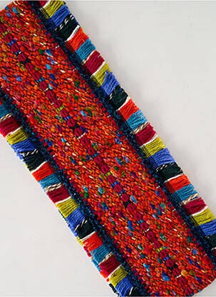Eșarfă tricot gros portocalie JOSÉLISE femeie