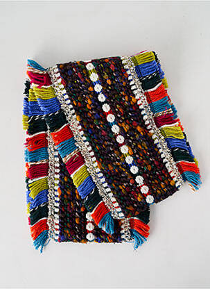 Eșarfă tricot gros albastru JOSÉLISE femeie