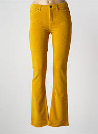 Pantalon drept elasticitate mărime normală galben MAISON SARAH LAVOINE femeie