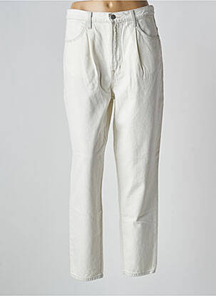 Blugi croială Mom alb J BRAND femeie