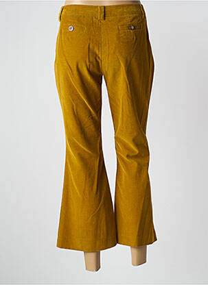 Pantalon 7/8 talie cu cleme mărime normală galben INES DE LA FRESSANGE femeie