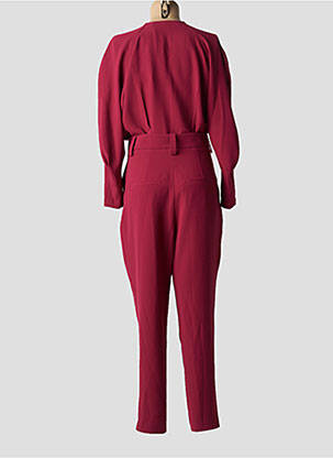 Salopetă-pantalon țesătură crep mâneci lungi roz IRO femeie