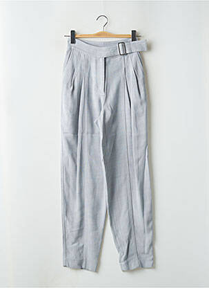 Pantalon drept talie cu cleme talie înaltă gri IRO femeie