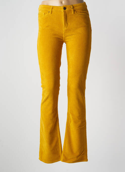 Pantalon drept galben MAISON SARAH LAVOINE femeie