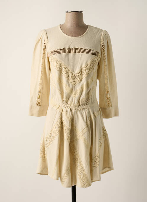 Rochie scurtă bej IRO femeie