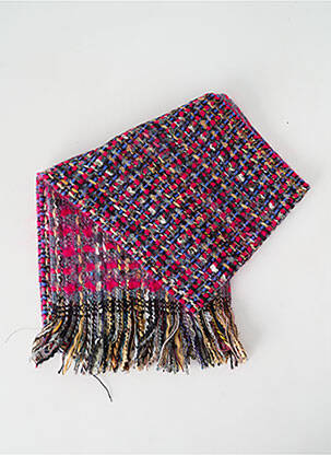 Eșarfă țesătură jacquard roz JOSÉLISE femeie