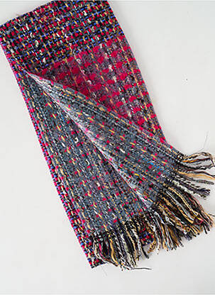 Eșarfă țesătură jacquard roz JOSÉLISE femeie