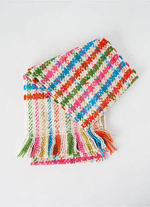 Eșarfă țesătură jacquard bej JOSÉLISE femeie