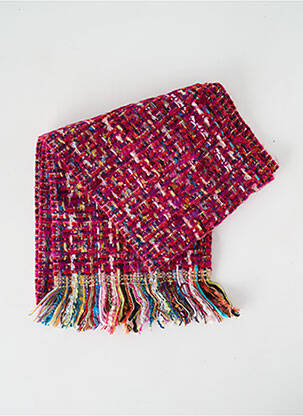 Eșarfă țesătură jacquard roșu JOSÉLISE femeie