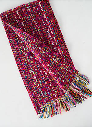 Eșarfă țesătură jacquard roșu JOSÉLISE femeie