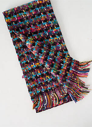 Eșarfă țesătură jacquard negru JOSÉLISE femeie