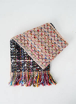 Eșarfă țesătură jacquard negru JOSÉLISE femeie