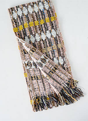 Eșarfă țesătură jacquard roz JOSÉLISE femeie