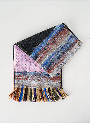 Eșarfă țesătură jacquard albastru JOSÉLISE femeie