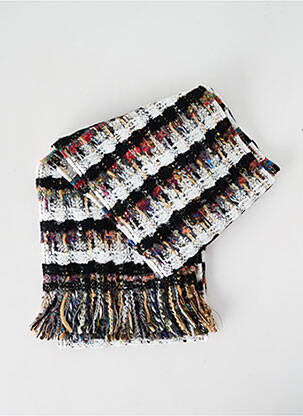 Eșarfă țesătură jacquard negru JOSÉLISE femeie
