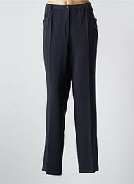 Pantalon drept țesătură crep mărime normală albastru FRANCOISE DE FRANCE femme