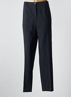 Pantalon drept țesătură crep talie înaltă albastru PIER BÉ femeie