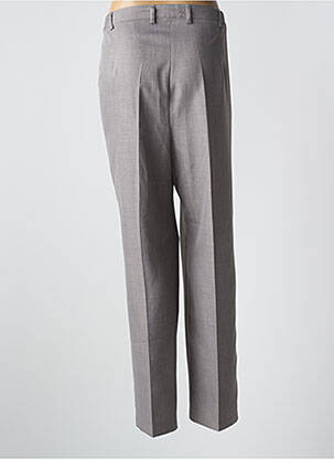 Pantalon drept talie cu cleme mărime normală gri RICHY femeie