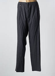 Pantalon drept talie cu cleme talie înaltă gri RICHY femeie