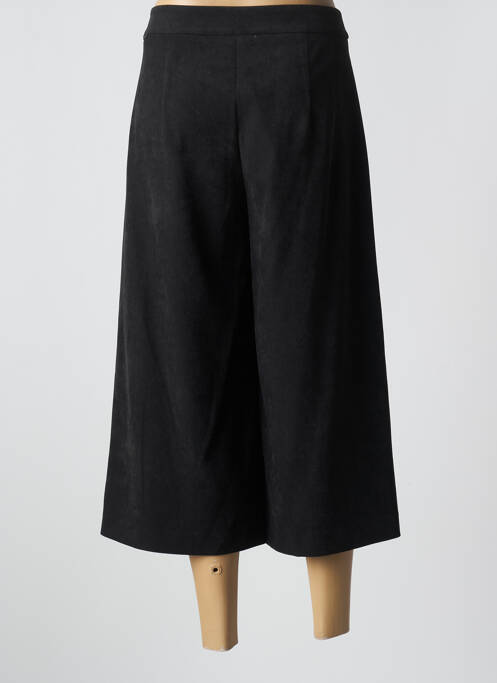 Pantalon trei sferturi negru QUATRE VINGT JOURS femeie