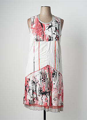 Rochie midi roșu GUY DUBOUIS femeie