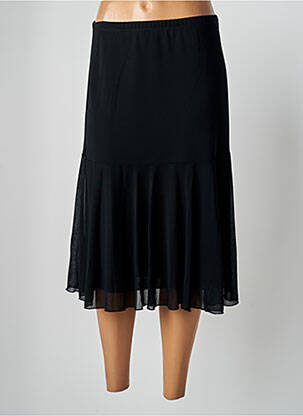 Fustă midi negru MANADOUR femeie